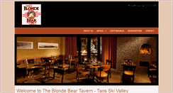 Desktop Screenshot of blondebeartavern.com